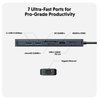 HyperDrive Next 7 Port USB C Hub for Mac, PC, Chromebook with 4K60Hz HDMI, 2 USB-A, USB C Hub 10Gbps, USB-C 10Gbps 100W Power Delivery, SD Card Reader, Ethernet Ports