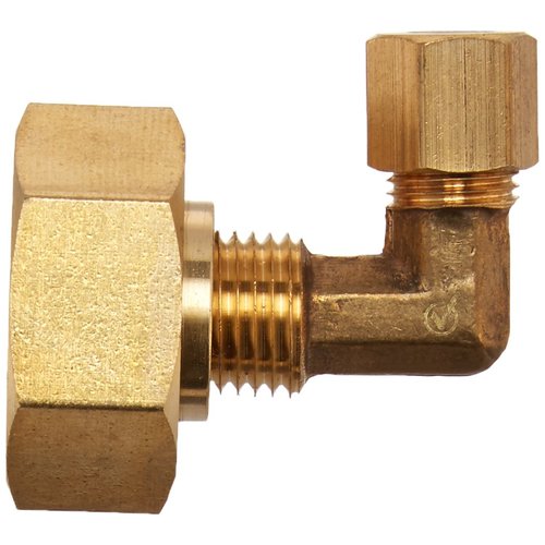LASCO 17-8387 3/4 Female Garden Hose Thread by 1/4-Inch Compression Brass 90-Degree Ell/Elbow
