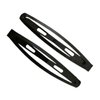 Generic 12 Pack Black 2.5 Inch Barrettes Women Metal Snap Hair Clips