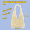 Herally Beginners Crochet Kit DIY Bag for Women - Include Yarn, Hook and Accessory - with Step by Step Video Tutorials
