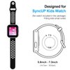 NewJourney 2 Pack SyncUP Kids Watch Band Replacement, Breathable Soft Silicone Sport Wrist Strap Compatible with T-Mobile SyncUP Kids Watch for Boys Girls (Black&Yellow+Red&Black)