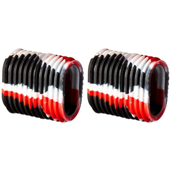 Reel Grip 1145 Reel Handle Cover, Black and Red Tie Dye Finish