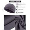 4 Pieces Men Skull Caps Soft Cotton Beanie Hats Stretchy Helmet Liner Multifunctional Headwear for Men Women (Black, Gray, Army Green, Navy Blue,Solid Style)