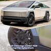 VAWIT Wheel Hub Center Caps for Te-SLA Cybertruck, Full Coverage Snap Removable Design Rustproof, Black, Pack of 4