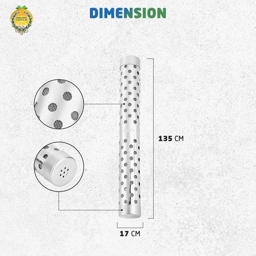 Organic Greek® Alkaline Hydrogen Water Ionizer Stick – Stainless Steel Portable pH Booster & Mineral Water Enhancer