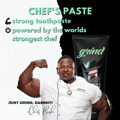 Grind Natural Toothpaste, Fluoride-Free - Dentist Recommended Hydroxyapatite, Theobromine & Activated Charcoal for Remineralizing, Sensitive Teeth, & Whitening, Made in USA, Vegan (4 oz)