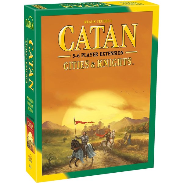 CATAN Cities & Knights Board Game 5-6 Player EXTENSION | Strategy Game | Adventure Game | Family Game for Adults and Kids | Ages 12+ | 2-6 Players | Avg. Playtime 60-90 Minutes | Made by CATAN Studio