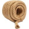 RIEMEX Jute Rope Garden Twine String Indoor and Outdoor DIY Twisted Manila Rope Home Decor Crafts for Gardening Thick Rope Natural Nautical Nemp Strong Jute Rope (25, 5/16 inch (8mm))
