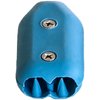 E-Z-TY 3/16 Inch Reusable Rope Clamps - SIX (6) Pack Size (Blue)