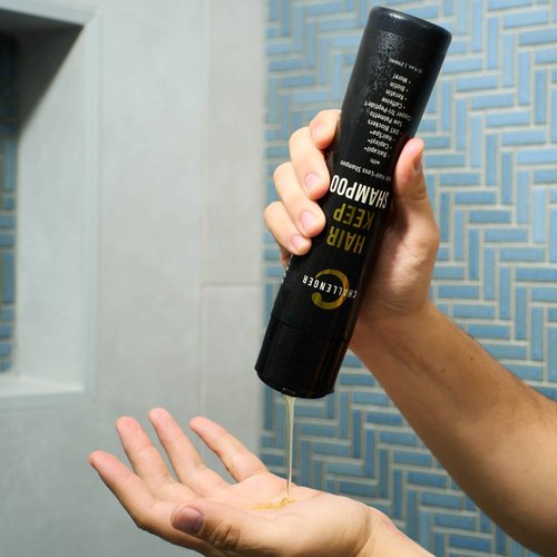 Challenger Men's Hair Keep Shampoo & Conditioner, 2X 10 Oz Bottles | Hair Growth Combo | DHT Blockers| w/Baicapil, Capixil, Rejuvasoft, HairSpa | Caffeine, Biotin, Argan Oil, Coconut Oil & more!