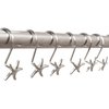 Hermosa Collection Decorative Star Fish Chrome Shower Curtain Hooks - Upgrade Your Bathroom Style and Stop Being Embarassed!