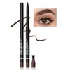 Erinde Waterproof Gel Eyeliner Pencil, Glide on Smooth Eyeliner for Mature Women, Long-Wearing Matte Gel Cream Texture, Creamy Retractable Eye Liner, Built-in Sharpener, Transfer-Proof, Brown