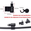 Farbetter 4 Pieces Bicycle Cable Guide, Hydraulic Brake Cable Housing Holder, Hose Wire Clips Clamps, Cable Grip, Black Alloy