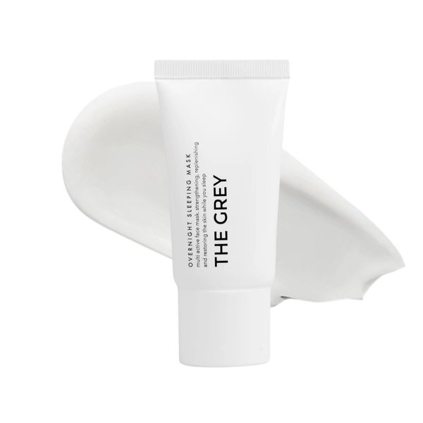 The Grey Sleep Mask Overnight | Anti Aging Restorative Sleeping Mask for Men Strengthens, Replenishes, Moisturizes & Deeply Hydrates Skin for Radiant, Well-Rested Skin Overnight 1.7oz