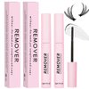 2Pcs Lash Remover for Lash Extension,Cluster Lash Glue Remover Individual Eyelashes Gentle Eye Removal for False Lashes,Eyelash Extension Adhesive Remover Self Use at Home