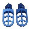 AnXin Motorcycle Foot Pegs Footpeg Pedals FootRest for PW50 1981-2023 PW80 1983-2006 Pit Dirt Bike Blue
