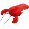 Dog Chew Toy Multi-Shape Comfortable to Touch Plush Cats Chew Stuffed Toy for Pet Squeaky Dog Toys Crab Dog Toy