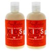 Shea Moisture Kids Shampoo - Extra-Nourishing Shea Butter, Mango & Carrot Hair Detangler with Orange Blossom Extract, Sulfate-Free Shampoo for Kids, 8 Oz (Pack of 2)
