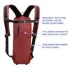 Healvaluefit Oxygen Tank Backpack O2 Cylinder Carrying Holder Bag for Tank D/M-15, JD/M-22 (Red)
