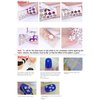 SONGJIE Nail Vinyls Stencils Nails Stickers Set, 96 Designs 288 Pcs Sheets Cute Easy Nail Art Decal Stickers Stencils Hollow Nail Polish Stencil Stickers