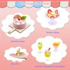DIY Mini Food Play Toy Making Material Kit Simulation Cream Food Play Kitchen Pretend Play Food Set for Kids Aged 8+ to Make Your Food Not Edible (Cake Cream Cups Set)
