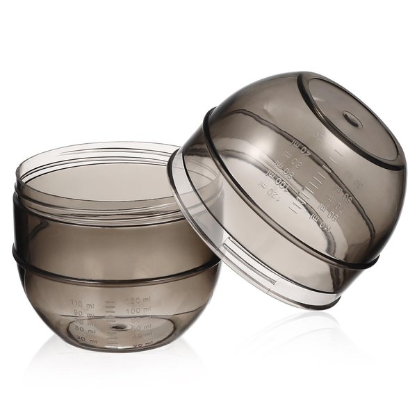 Baluue Hair Dye Bowl Hair Color Shaker Bowls Plastic Hair Coloring Mixer Bottle Salon Mixing Cup Tools with Measuring Scale for Home Hair Salon