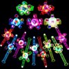 48pack LED Light Up Fidget Spinner Bracelets, Glow in The Dark Party Favors for Kids 4-8 8-12, Treasure Box Toys for Classroom, Birthday Gifts, Pinata Goodie Bags Stuffers