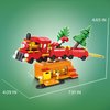 KAZI Christmas Train Building Toys for Kids,Christmas Train Sets with Christmas Tree,Indoor Christmas Decorations for Tabletop & Home,Christmas Party Favors, for Boys Girls Ages 8+