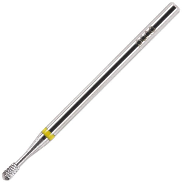 PANA 3/32" Shank Size - Small Pear Shape Silver Carbide Bit Extra Fine Grit - Nail Drill Bit for Manicure Dremel Machine