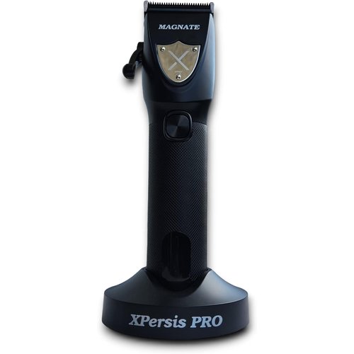XPERSIS PRO Magnate DLC Fade Blade Black Cordless Hair Clipper for Barbers, Professional Mens Hair Clipper + Electric Razor Foil Shaver with Sharp Blades