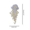 Fantasy White Jellyfish Hair Clip,Acetate Claw Clips,Hair Clips for Women