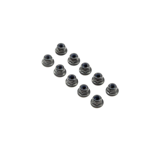 TEAM LOSI RACING M3 Flanged Lock Nuts 10 TLR245016 Gas Car/Truck Replacement Parts