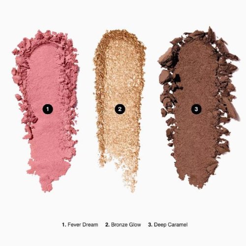 Bobbi Brown Limited Edition Luxe Cheek & Highlighting Palette - Golden Glow - Highlighter and 2 Blushes - Full Size