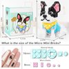 QLT QIAOLETONG Cute Animal Micro Mini Building Blocks Kit, French Bulldog Micro Bricks Building Toys for Adults, Party Favors for Kids 12+ 14+, Birthday Gift, Carnival Prizes (917 PCS)