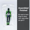(Assembly Completed) 3D Printed Action Figure，T13 Robot Action Figure, T13 Collectible Action Figure Articulated, for Collectors Desktop Decorations ((Black Red)+(White Black))