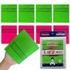 NOPIGO Korean Asian Exfoliating Bath Washcloth Mitt for Remove Dead Skin.Exfoliating Body Scrubber.Exfoliating Gloves for Body Scrub (green4 red4)
