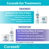 Curaseb Cat & Dog Ear Infection Treatment Wipes – Soothes Itchy & Inflamed Ears – Cleans Debris and Buildup – 100 Count