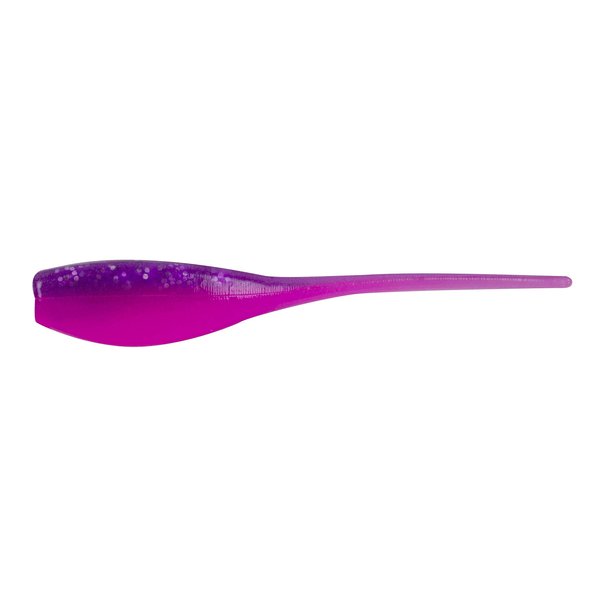 Bobby Garland Mo' Glo 2-Inch Baby Shad Glow-in-The-Dark Soft Plastic Fishing Lure, 18 per Pack, Twilight (Model: BGMGBS248-18)