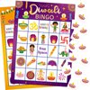 ceiba tree Diwali Bingo Game Cards Happy Diwali Bingo 24 Players for Kids Classroom Party Supply