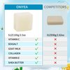 ONIYEA 2 PK Sea Salt Soap 3.5 Oz Each, Exfoliating Acne Deeply Clean Problem Skin, Natural Goat's Milk, All Skin Types, Face Wash Body Wash Skincare, Women Men Gift
