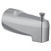 Moen 3931 Replacement 5.5-Inch Tub Diverter Spout with 1/2-Inch Slip Fit Connection, Plastic, Chrome