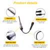 Inline Spark Plug Tester, Straight Boot Engine Ignition Tester Light Easy to Use, Small Armature Diagnostic Detector Tool for Automotive, Car, Lawnmower, Motorcycles, Internal External Engine