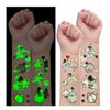 Partywind 225 Styles (30 Sheets) Luminous Space Kids Temporary Tattoos for Party Supplies, Outer Space Party Favors with Astronaut/Planet/Star/Moon, Gifts Games for Boys Children