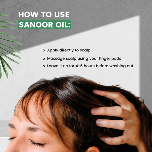 SANOOR® Rosemary Mint, Scalp Hair Growth Oil, Infused Biotin to Encourages Hair Growth | Healthier, Stronger & Long Strands | All Type & Texture | Straight, Waves & Chemically Treated Hairs