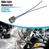 uxcell Side Light Connector Replacement No.9098011149 for Toyota 2pin