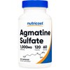 Nutricost Agmatine Sulfate 1000mg, 120 Capsules - Gluten Free, Non GMO, 500mg Per Capsule