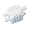 1/4" 4-Way Auto Shut-Off Valve for RO Systems – Quick-Connect Fittings, Food-Grade POM Material, Easy Installation - White
