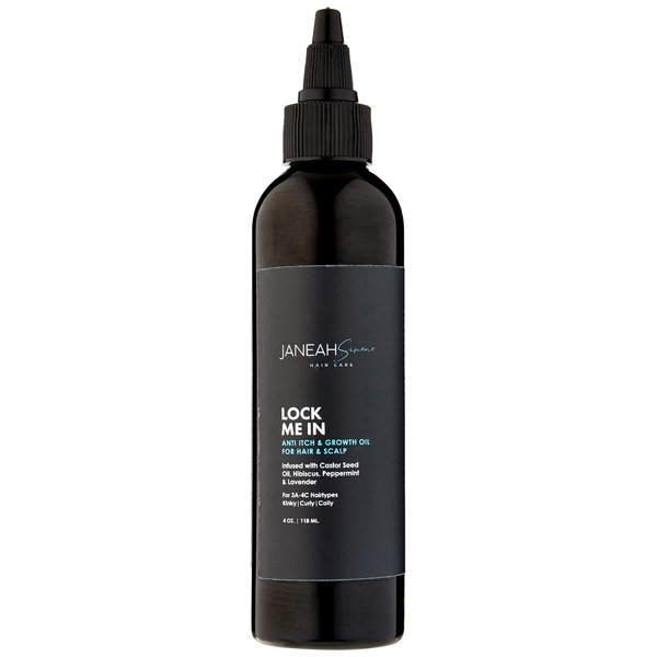 Lock Me In Anti Itch & Growth Oil, rosemary, hair and scalp oil, tea tree oil, sunflower oil, safflower oil, for textured hair, for all hair types, hair strengthening oil, daily oil