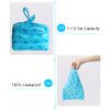Mavere Odor Sealing Cat Litter Poop Clump Pick-Up Bags with Handles Scoop Tie Bags Dog Waste Bag, Leak Proof Pet Disposal, Unscented, 100 bags