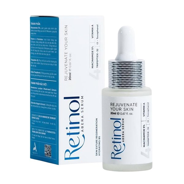 ABERA Retinol Serum Best Remover Melasma Treatment For Face, Niacinamide Spots Removal Serum, Dark Spot Correcting Glow Serum, Remove Freckle (0.67 Fl Oz.)